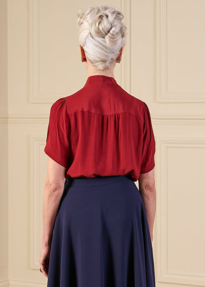 1930s Beau Blouse - Port