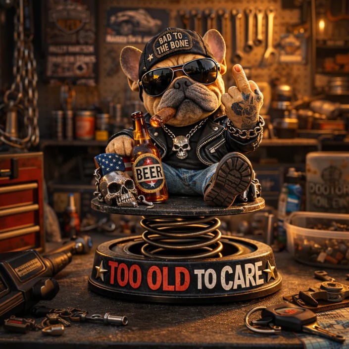 ‚è∞Too Old To Care Dashhoard Bobblehead