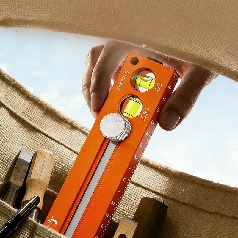 üìèMultifunctional Marking Level Ruler