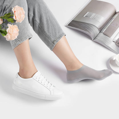üß¶3-Pair Invisible Grip Socks Pack üß¶Breathable | Low-Cut | Anti-Slip | Sweat-Absorbing