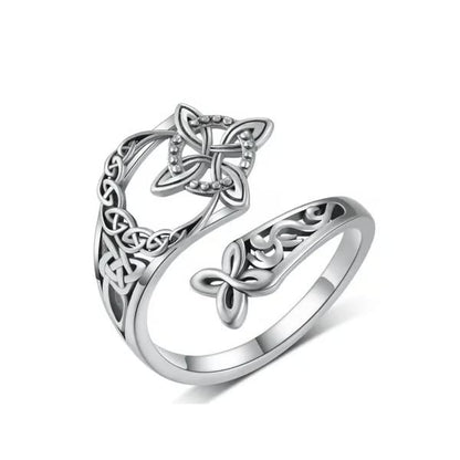 üß°Celtic Knot Open Ring‚ú®