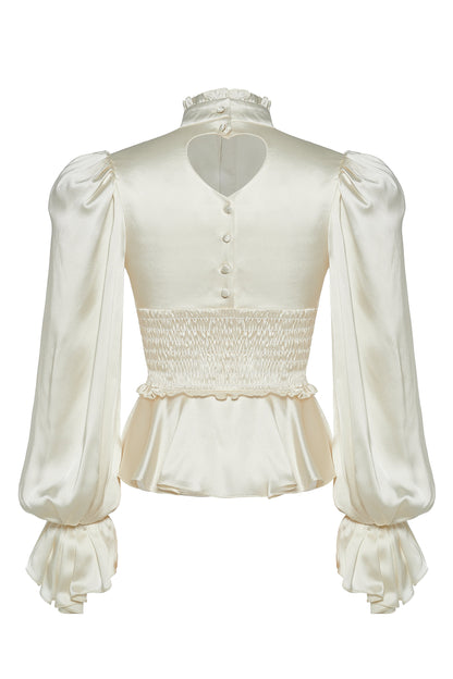 Elara Satin Blouse