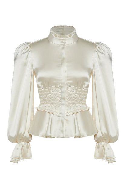 Elara Satin Blouse