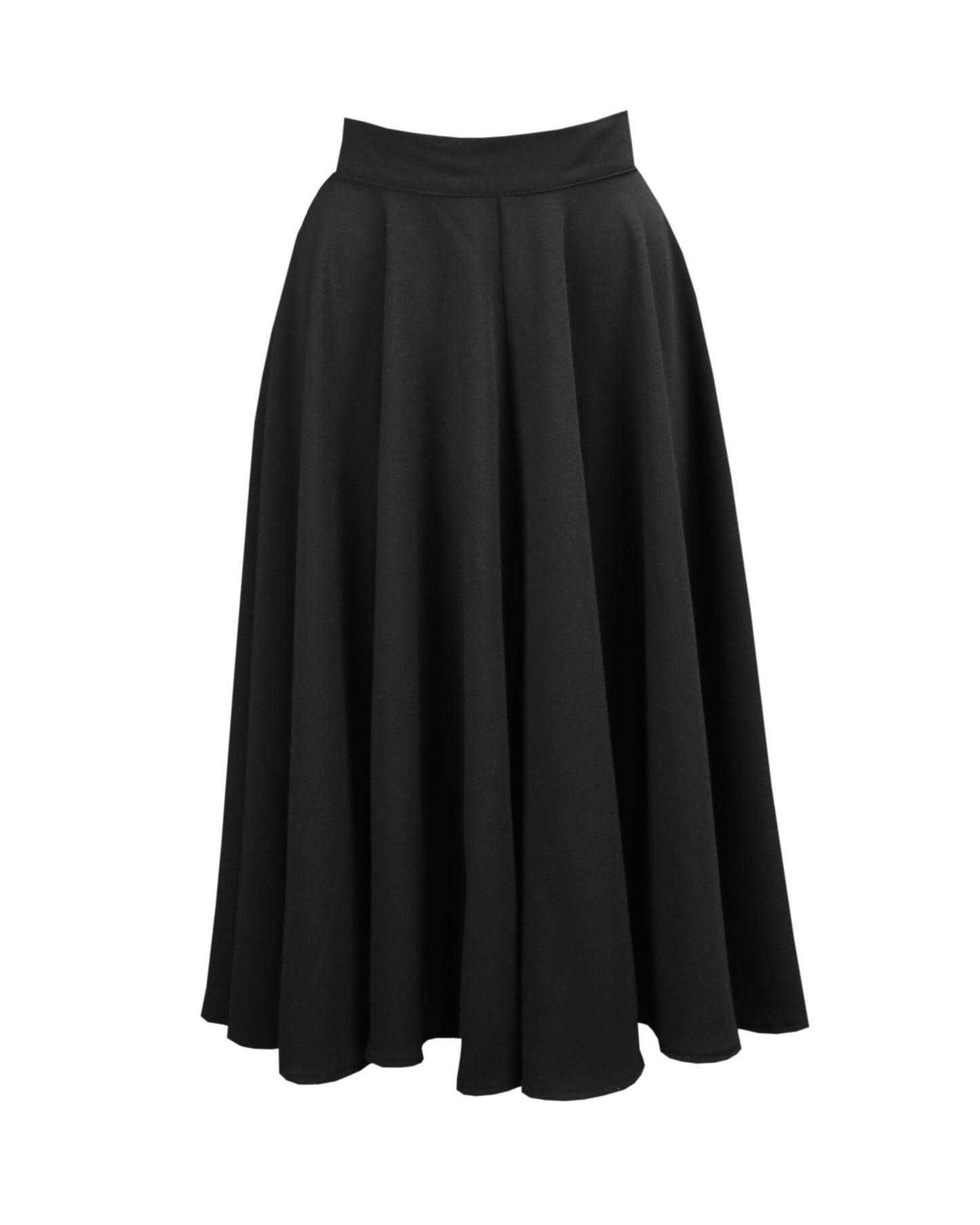 1950s Premium Circle Skirt - Black
