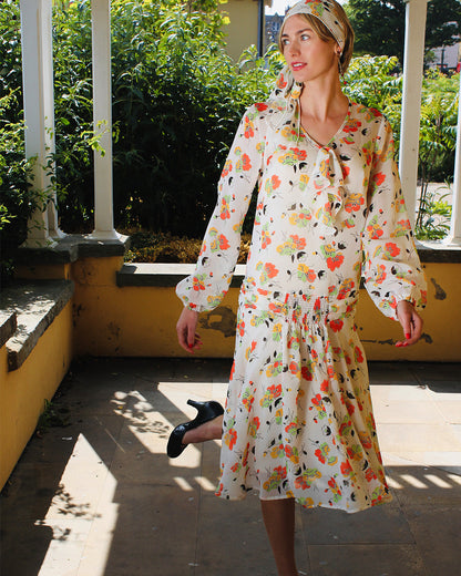 1920s Constance Dress - Golden Haze