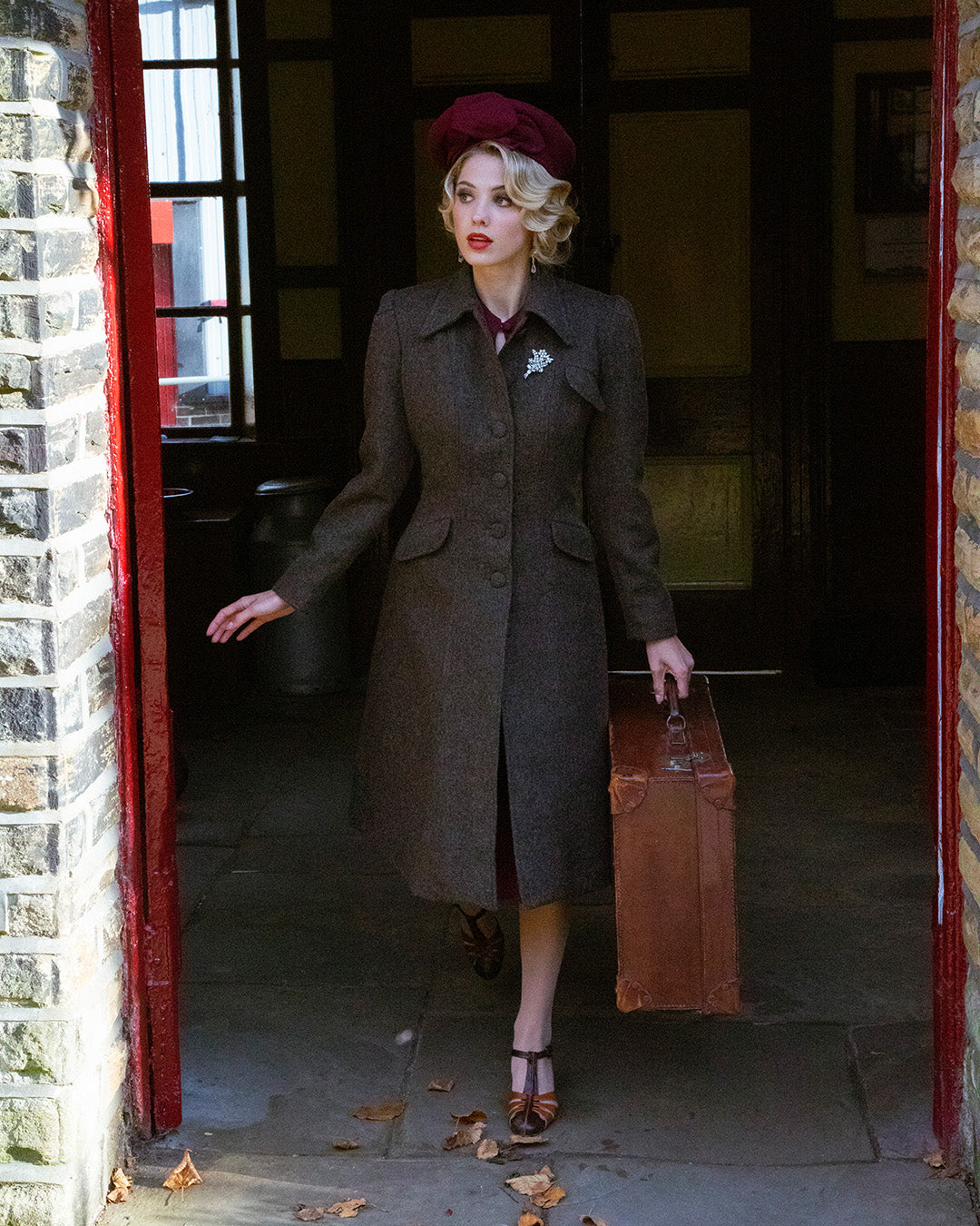 1930s/40s Princess Line Coat - Wool