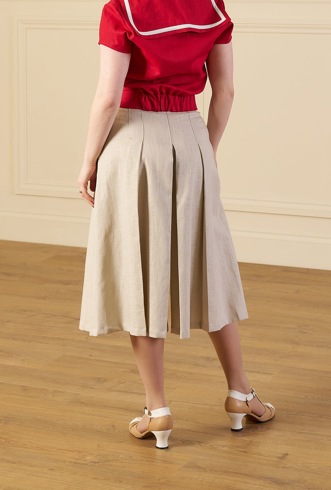 1930s Culottes - Natural Fibre Ecru