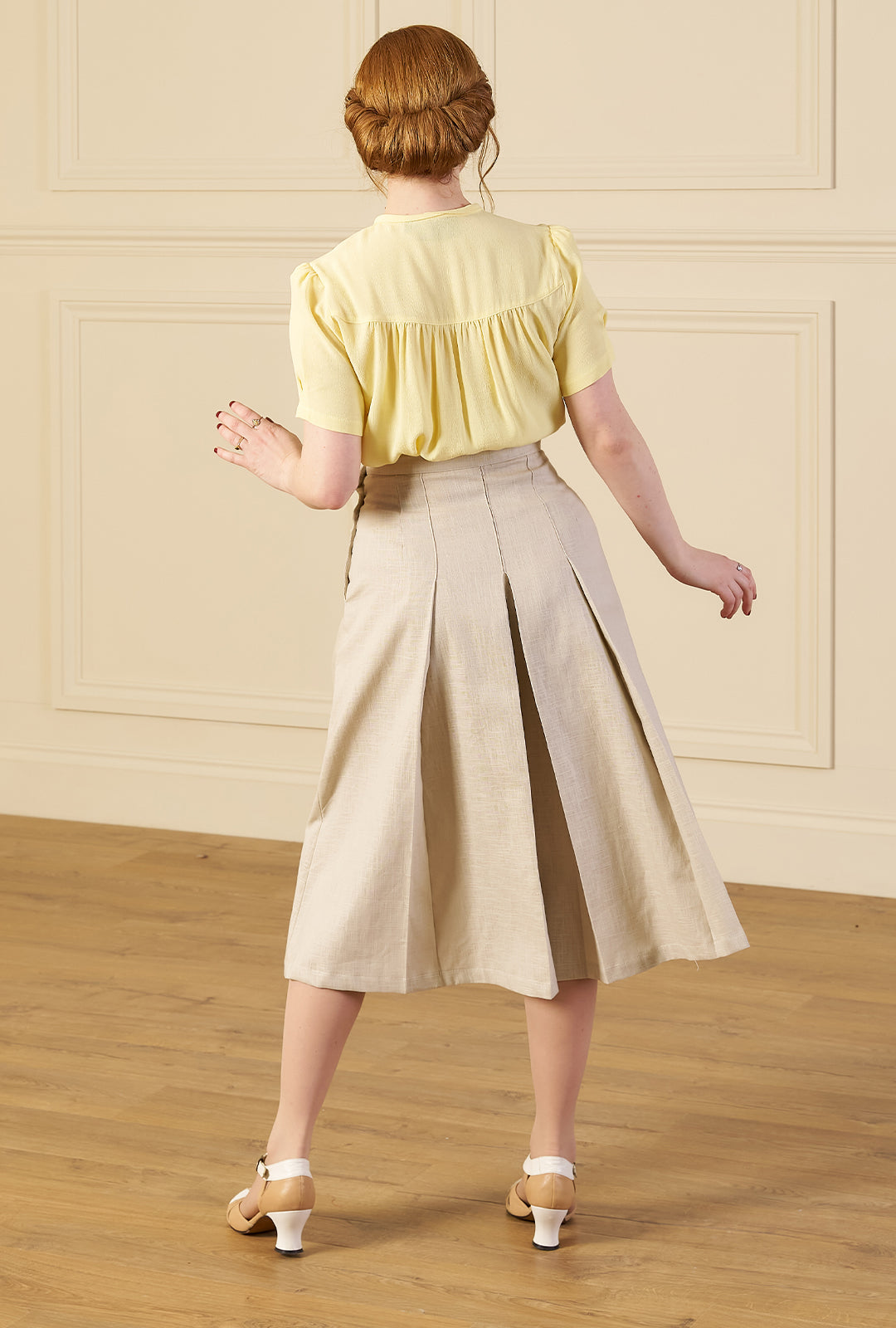 1930s Culottes - Natural Fibre Ecru