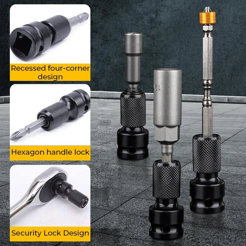 üí• 1/4" Hex Shank Socket Converter ‚Äì 1/2" to 1/4", Quick Release ‚öôÔ∏è
