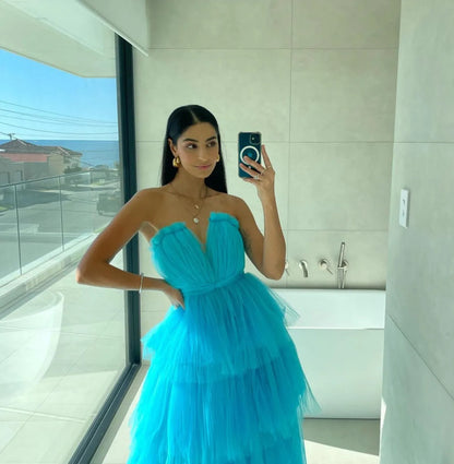 Cruz Dress - Turquoise