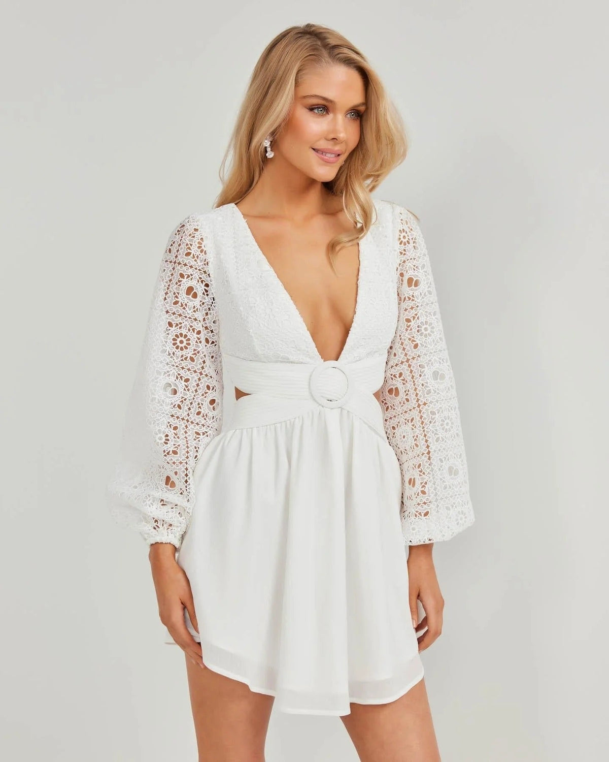 Tabetha Dress - White