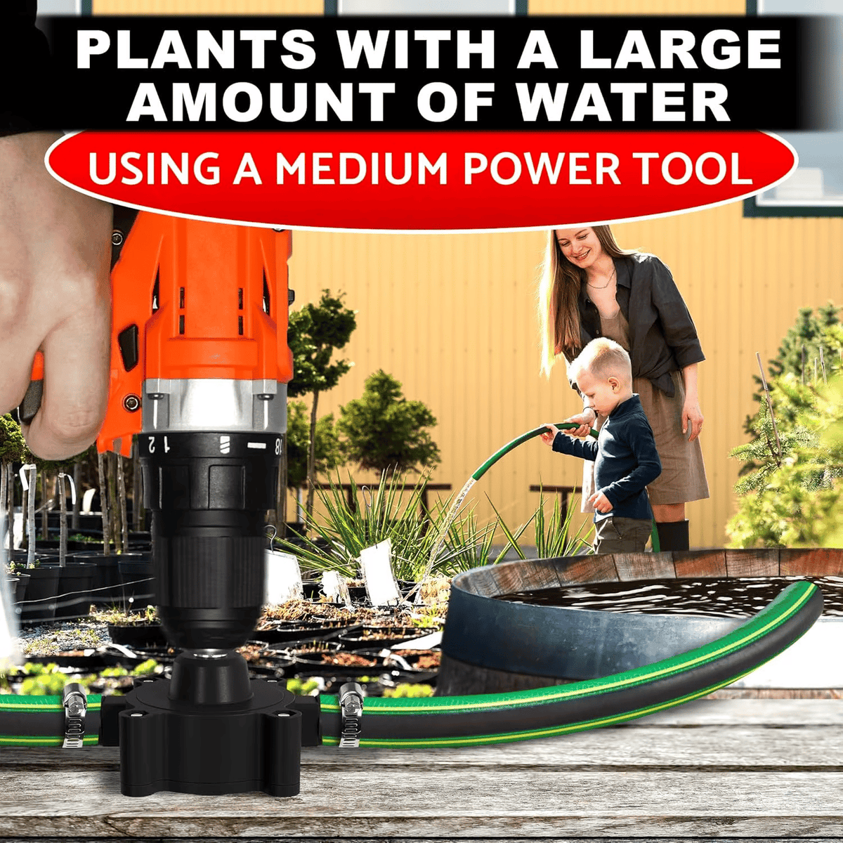 üî• üë®‚Äçüåæüî•Portable Electric Drill Pump