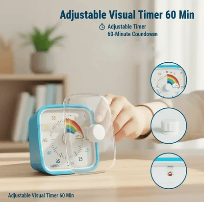 ‚è∞üåàVisual Timer with Protective Case
