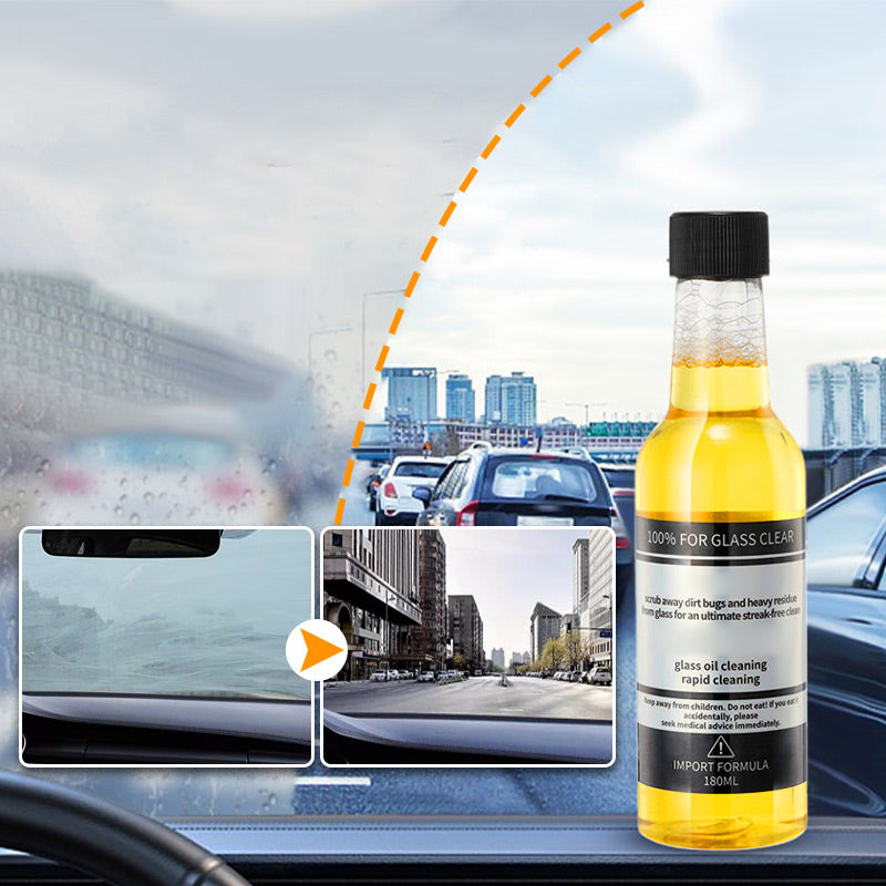 ‚ú®üî•Car Glass Oil Film Stain Removal Cleaner