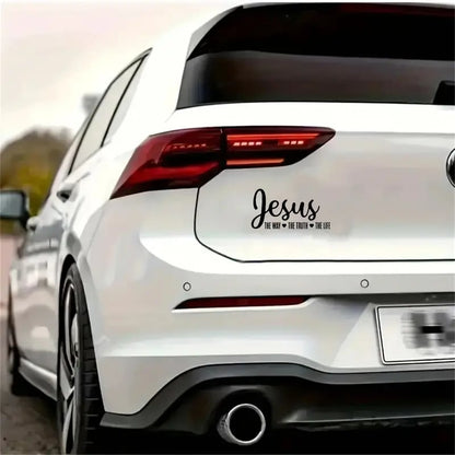 üñ§ Creative Letter Pattern Car Sticker