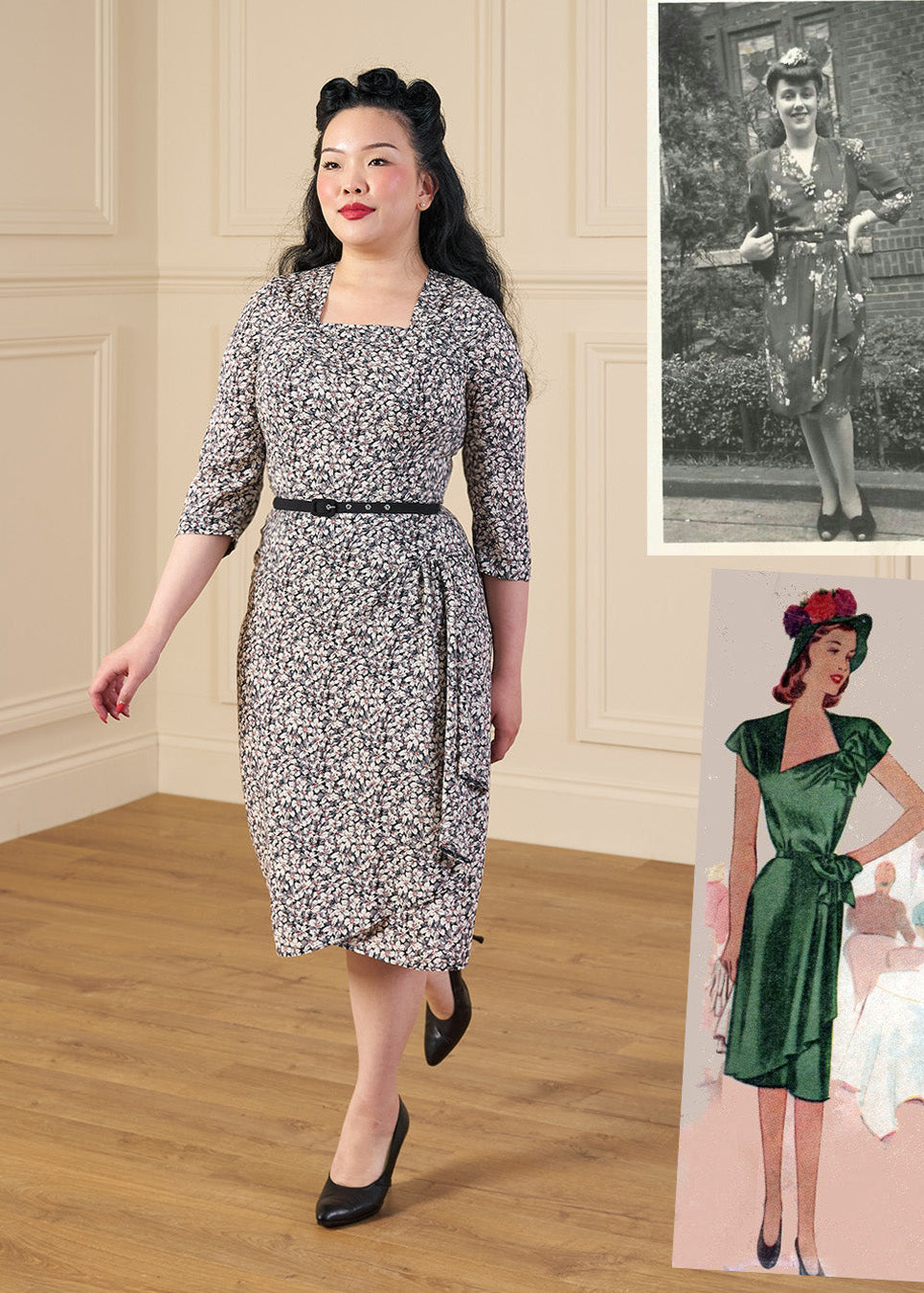 1940s O'Hara Cocktail Dress - Moonflower