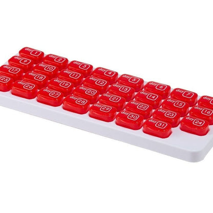 üí™31-Day Detachable Monthly Pill Organizer