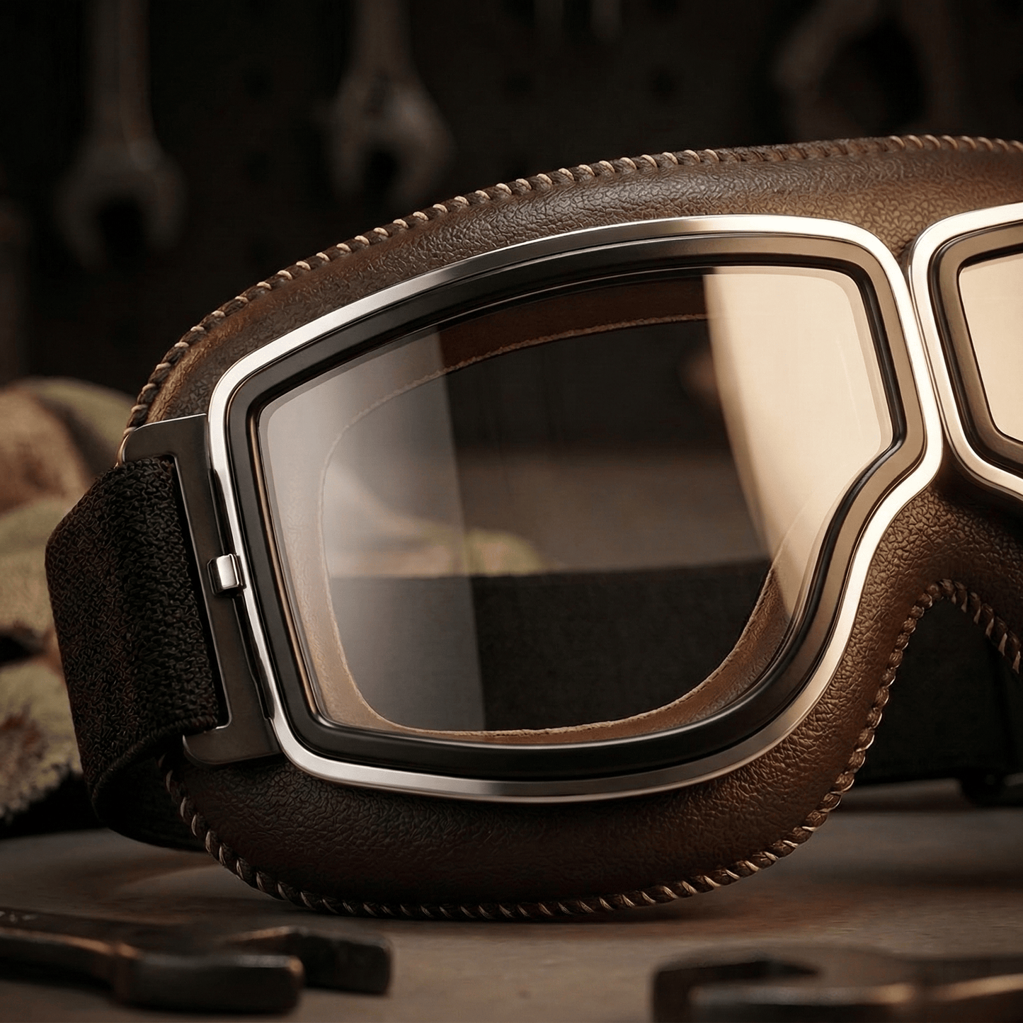 üï∂Ô∏è OTG Vintage Motorcycle Goggles (Fits Over Glasses)