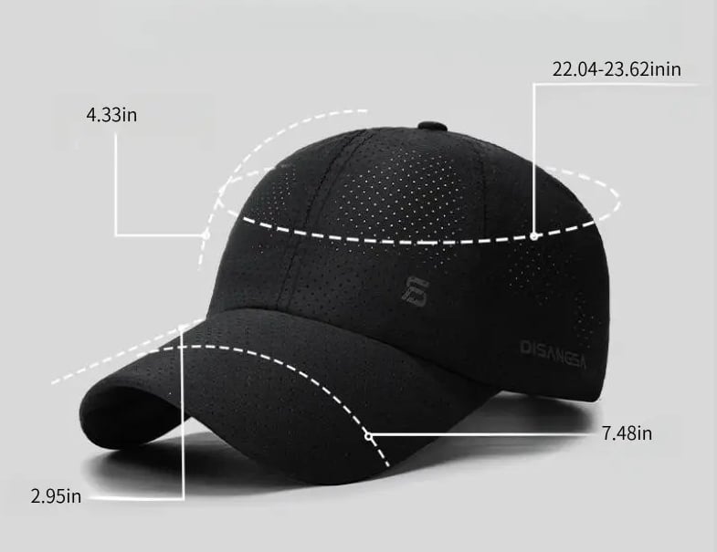 Quick-Dry UV Protection Baseball Cap ‚Äì Breathable Adjustable Unisex Hat