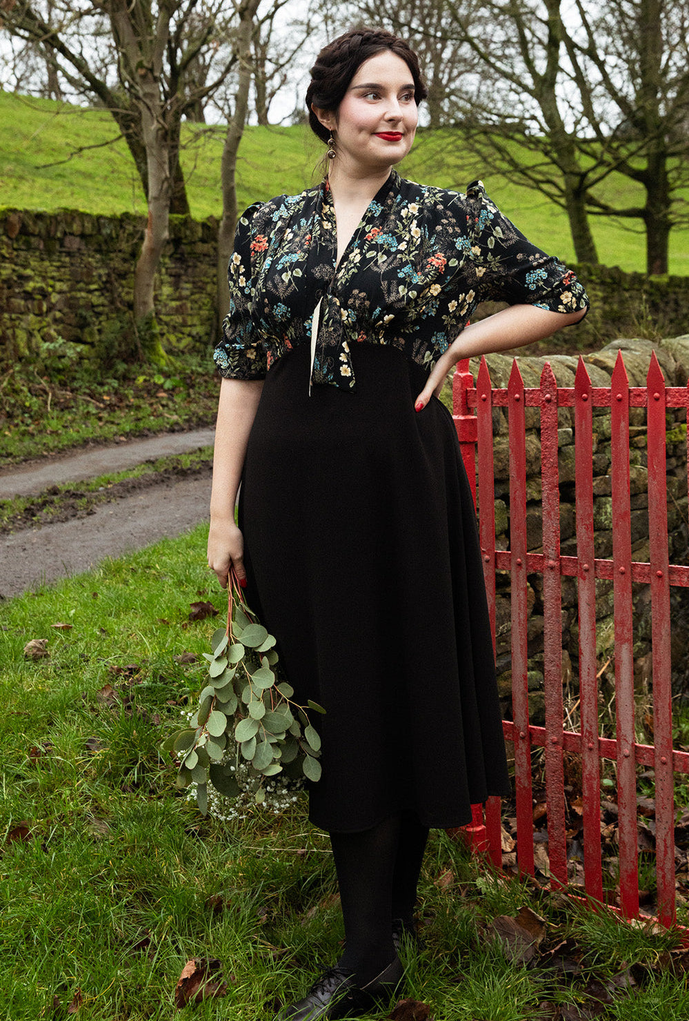 1930s Jitterbug Dress in Botanica