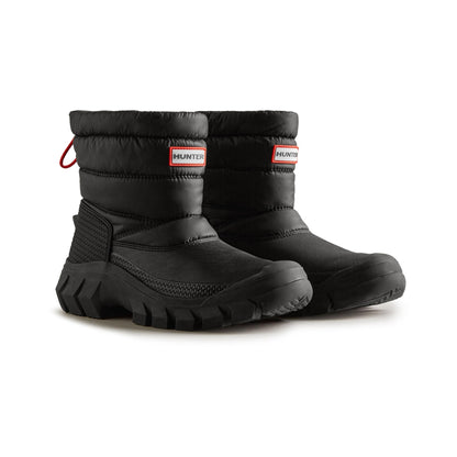 Hunter Intrepid Short Womens Snow Boot - Black