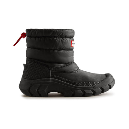 Hunter Intrepid Short Womens Snow Boot - Black