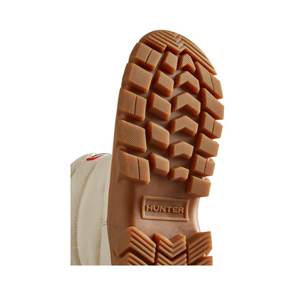 Hunter Intrepid Short Womens Snow Boot - White Willow/Gum