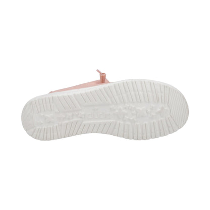 HEYDUDE Wendy Womens Canvas Shoe - Pink