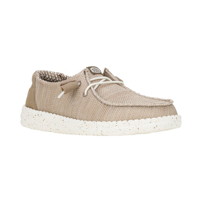 HEYDUDE Wendy Stretch Sox Womens Shoes - Walnut