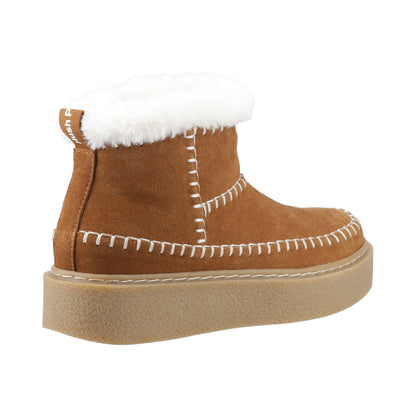 Hush Puppies Brielle Stitch Boot Womens - Tan