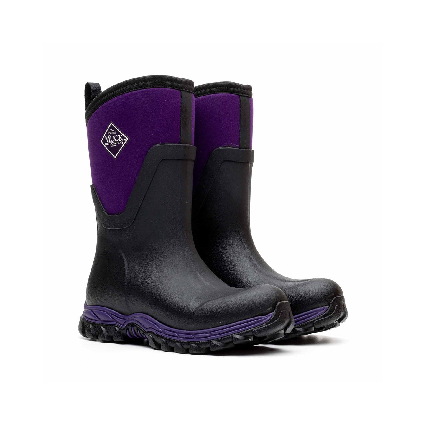 Muck Boots Arctic Sport II Mid Wellington Womens - Black/Acai