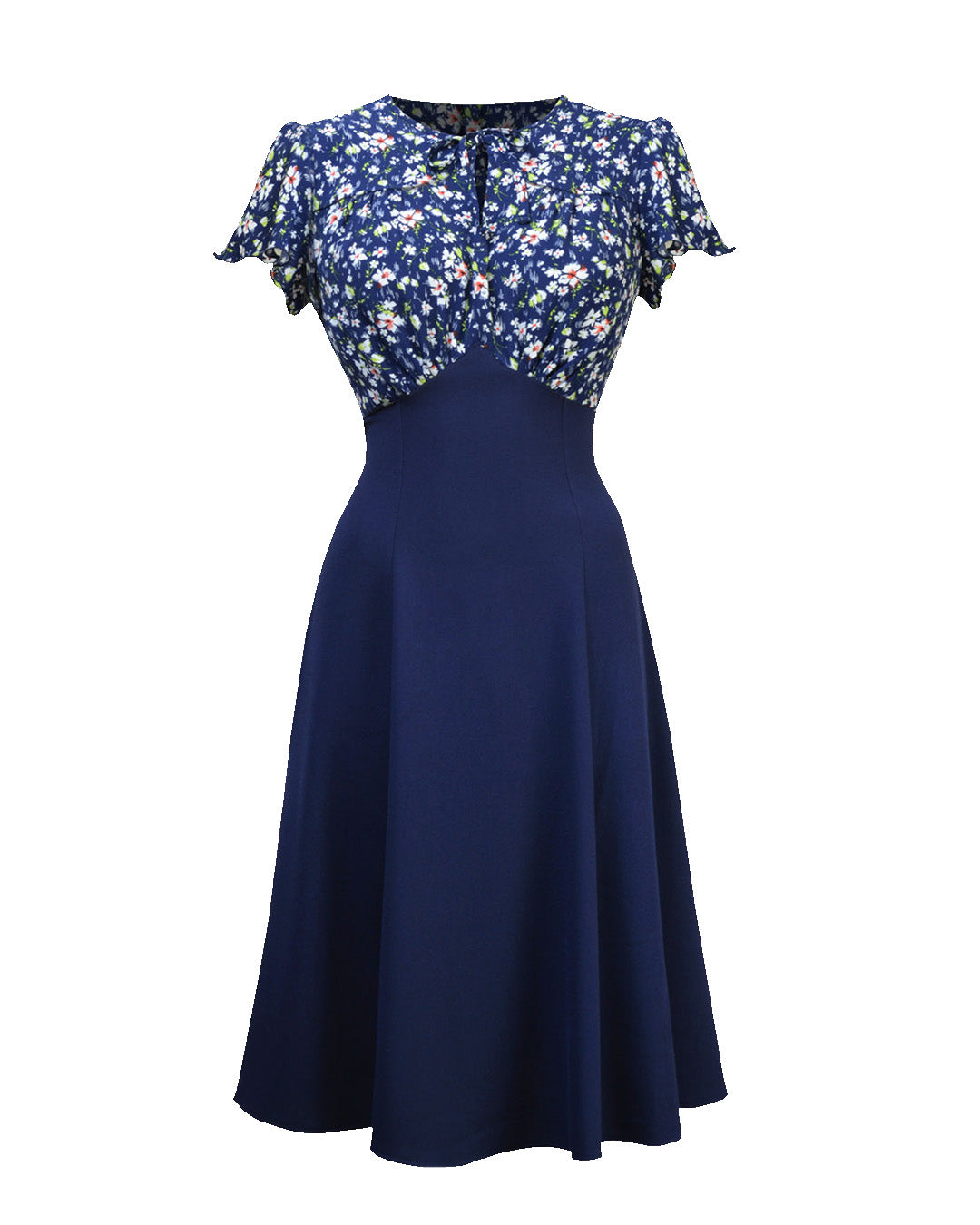 1940s Grable Tea Dress - Nightblossom
