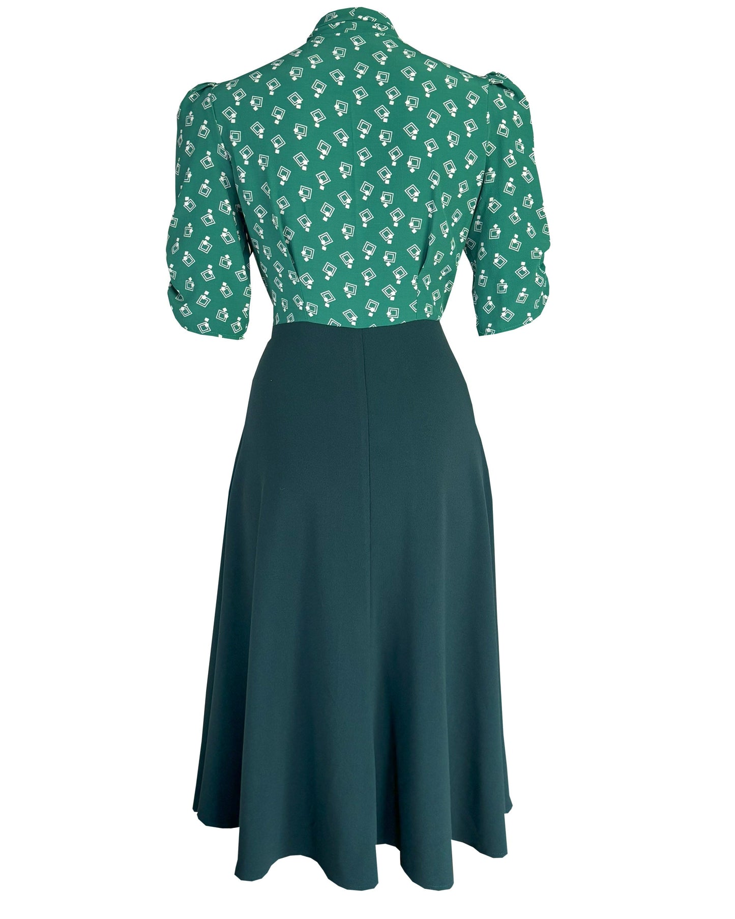 1930s Jitterbug Dress - Dia Deco Emerald