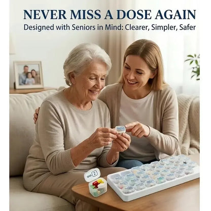 üí™31-Day Detachable Monthly Pill Organizer