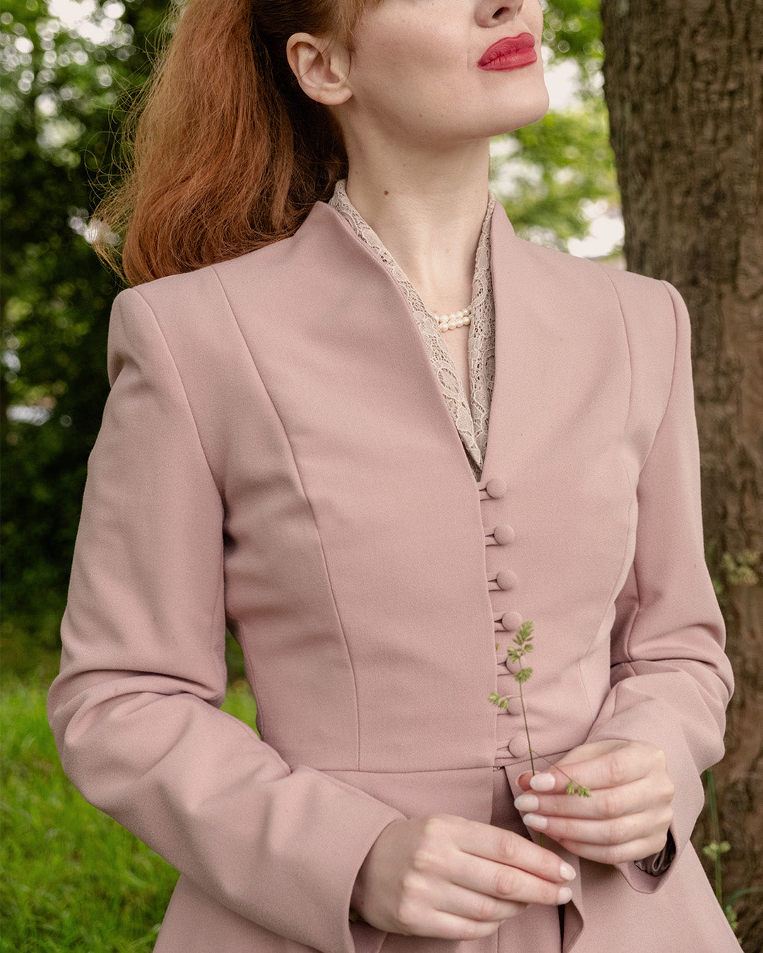 1950s Lilian Jacket - Blush