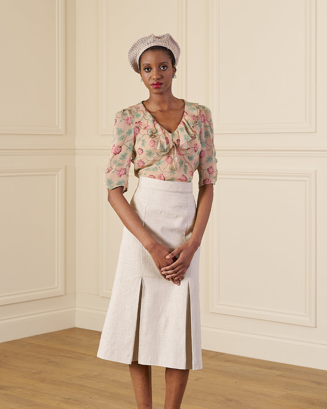 1930s Maddy Blouse - Hydrangea