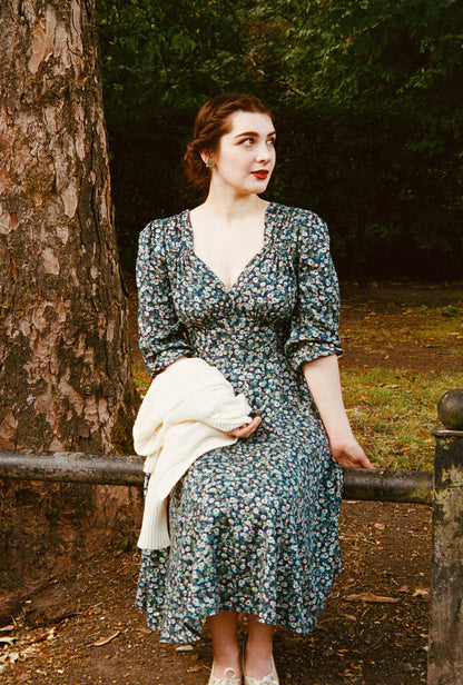 1940s Marian Tea Dress - Marguerite