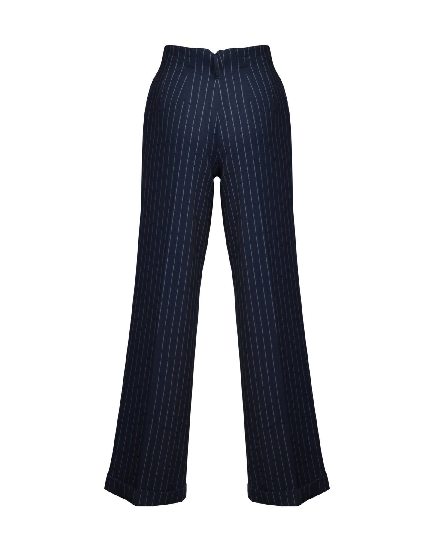 1930s Marlene Trousers - pinstripe twill