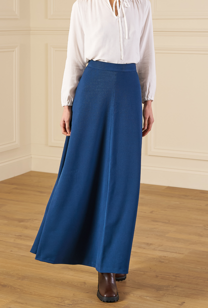 1970s Maxi Skirt - Cobalt Blue