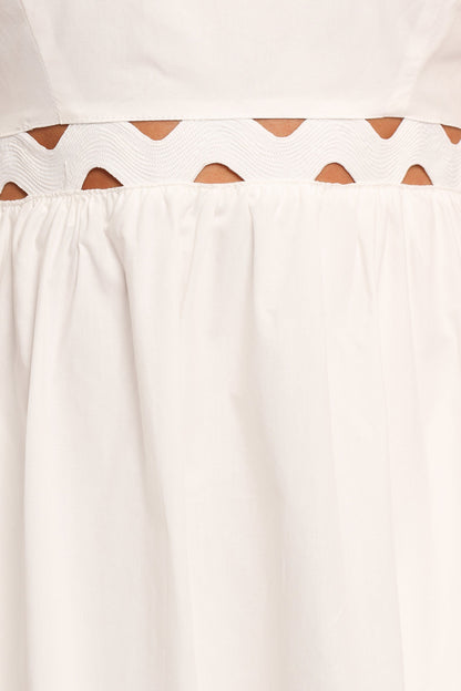 Angelus Midi Dress - White