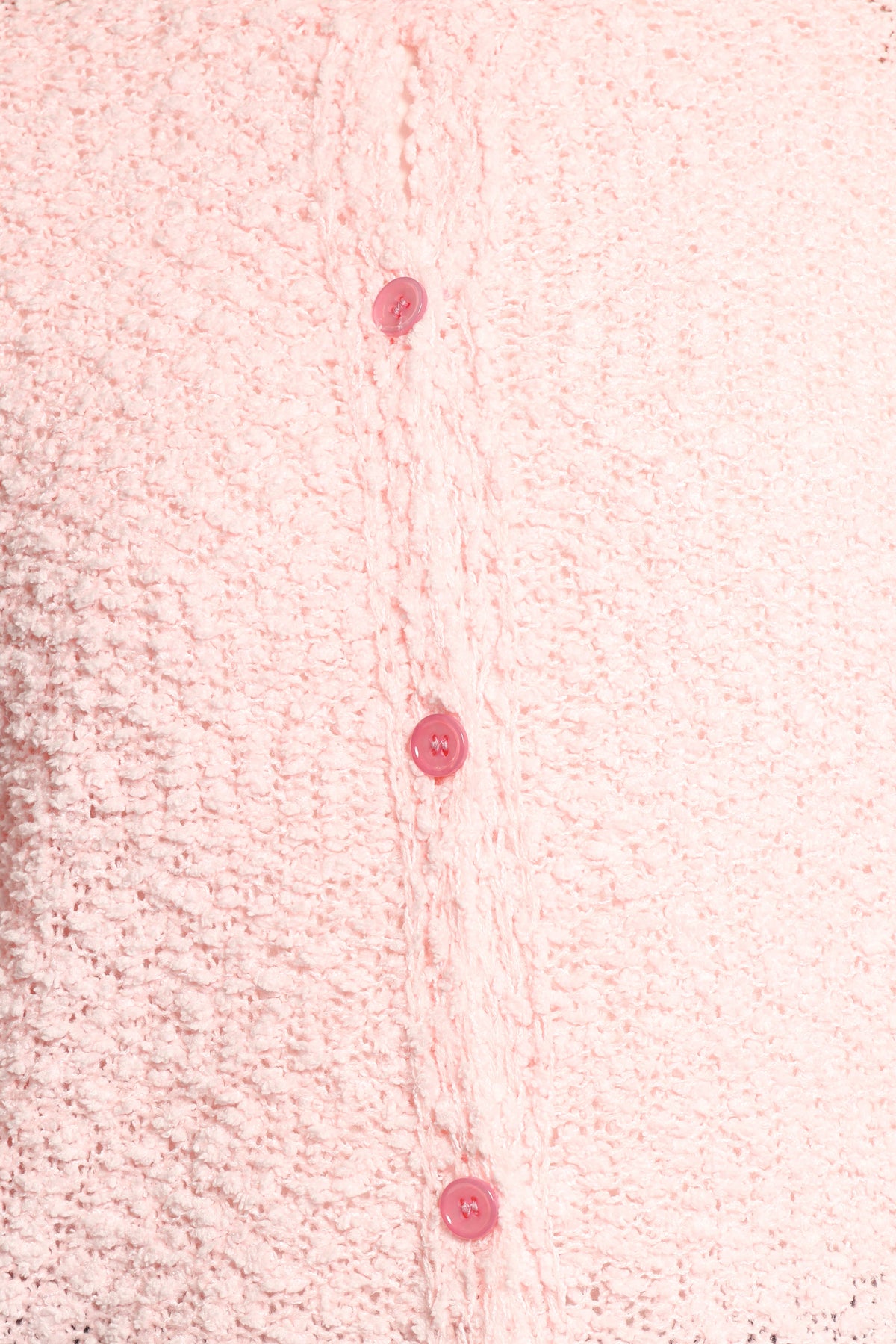 Ally Texture Cardigan - Pink