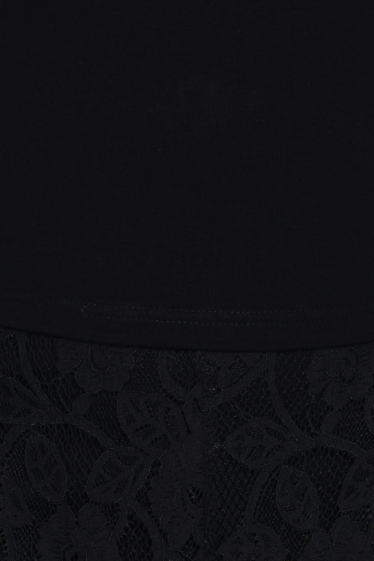 Alina Lace Pant Set - Black