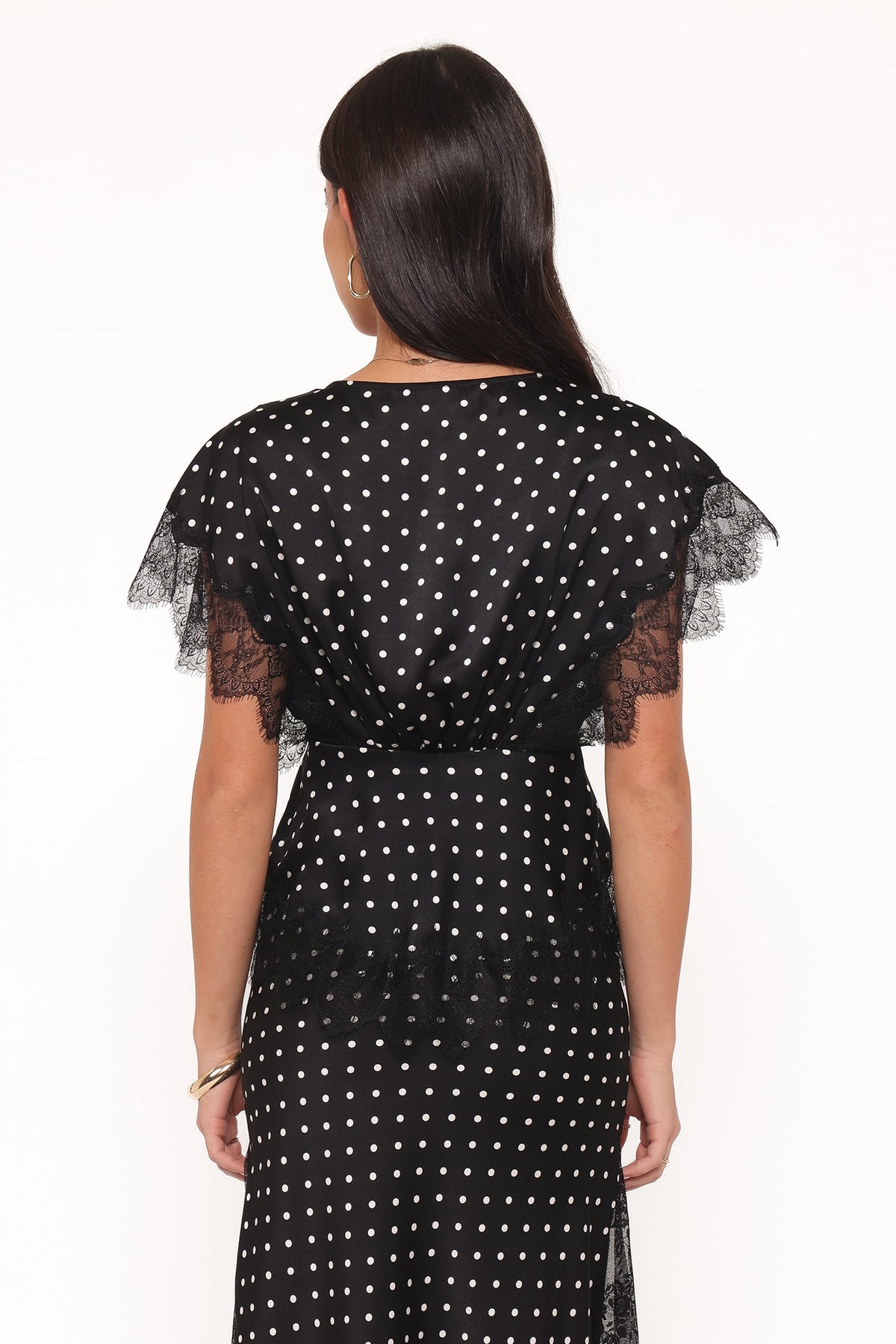 Ailbhe Top - Black Polka Dot