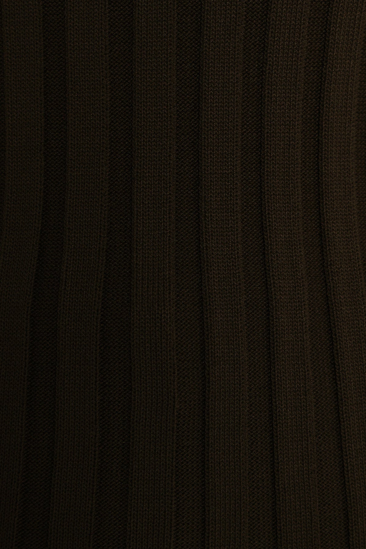 Aneesa Wide Rib Knit Top - Dark Olive