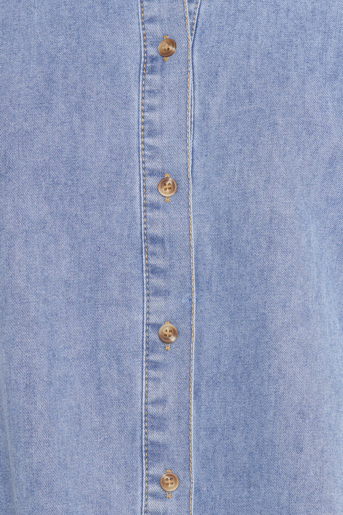 Antonella Denim Shirt - Denim Blue