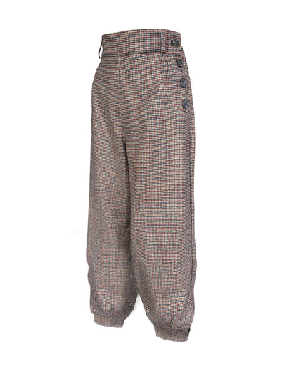 Ladies Plus Fours - Walnut Check Wool