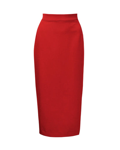 1950s Perfect Pencil Skirt - Red