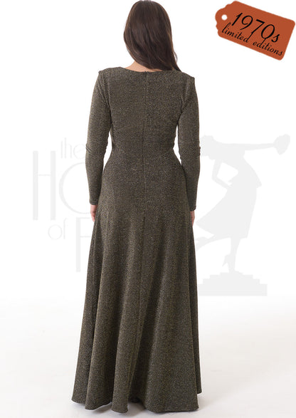 1970s Roslyn Evening Dress - Glitter