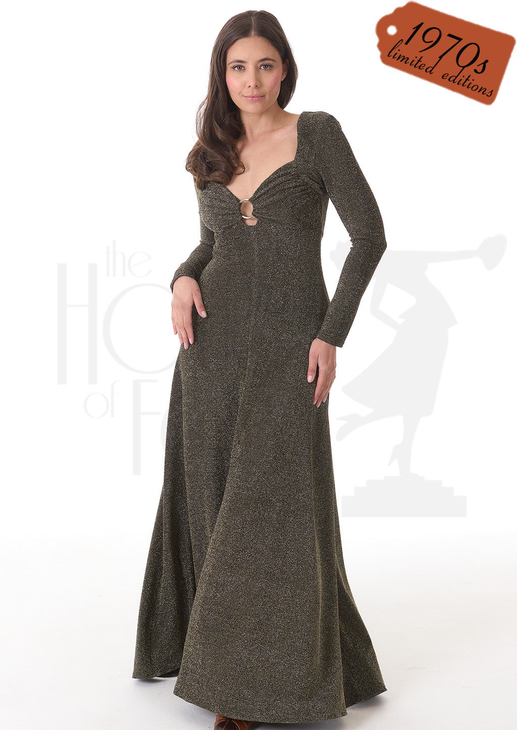 1970s Roslyn Evening Dress - Glitter