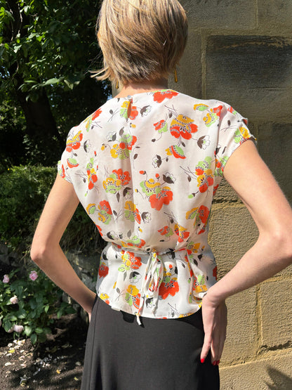 1930s Belle Blouse - Golden Haze